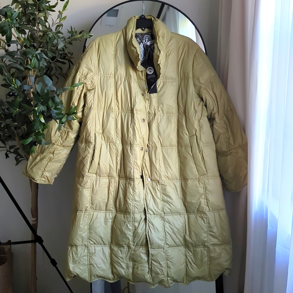 SDeer Goose Down Coat With Belt NEW - Picture 2 of 7